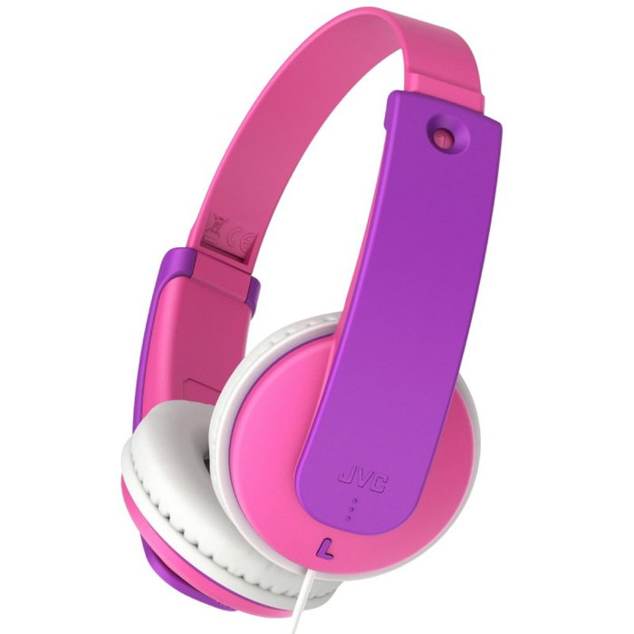 JVC HA-KD7 Auriculares Infantiles con Jack 3.5 mm Color Rosa para Niños y Niñas